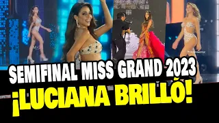 LUCIANA FUSTER DESLUMBRÓ EN LA PASARELA DE LA SEMIFINAL DEL MISS GRAND INTERNACIONAL