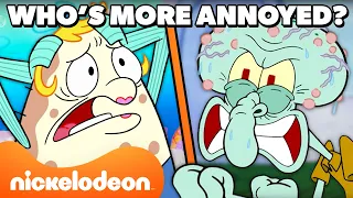 50 MINUTES of SpongeBob Annoying Squidward & Mrs. Puff!! | Nickelodeon Cartoon Universe