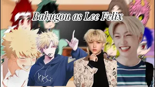 Bakugou as Lee Felix||Au||bad English||by luni