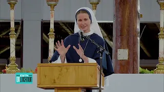 EWTN ON LOCATION - 2024-04-14 - NYS EUCHARISTIC CONGRESS: SR. MARY GRACE LANGRELL & BISHOP SCHARFENB