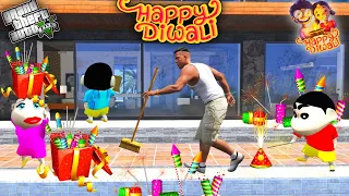 GTA 5 : Franklin Celebrate Diwali With Shinchan & Pinchan in GTA 5 ! JSS GAMER