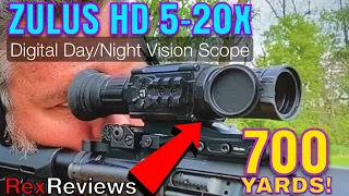 COMPREHENSIVE REVIEW Zulus HD 5-20x Digital DAY/NIGHT VISION Scope ~ Rex Reviews