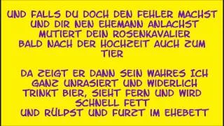 Die Ärzte - Männer sind Schweine Lyrics