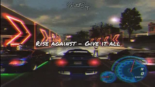 Rise Against - Give It All | Need for Speed Underground 2 (LEGENDADO PT-BR)