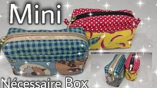 Como fazer Mini Nécessaire Box com forro Embutido e SEM VIÉS / Passo à Passo / Faça e venda / DIY