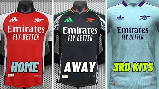 Arsenal 2024/25 Home, Away & 3rd Kit CONFIMED 😱😱😱 via Footy headlines