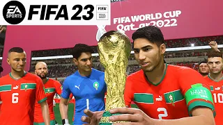 MAROC vs FRANCE Finale Coupe du Monde 2022 FIFA 23 PS5