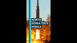 North Korea says it's fired this hypersonic missile #Shorts