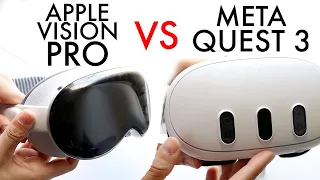 Apple Vision Pro Vs Meta Quest 3! (Comparison) (Review)