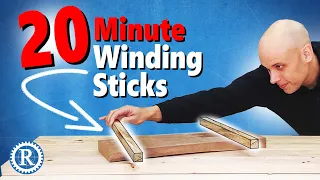 Winding Sticks don't have to be perfect!! Make this fast set from pine.