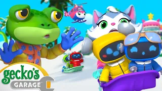 Snowy Mountain Rescue | Go Gecko's Garage! | Kids Cartoons