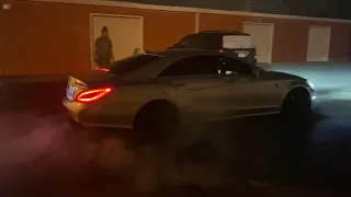 Cls 550 burnout after downpipes and Weistec tune