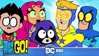 Best of Blue Beetle & Booster Gold | Teen Titans Go! | @dckids