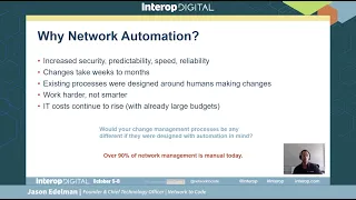 Keys to Success for Enterprise Network Automation, Interop 2020