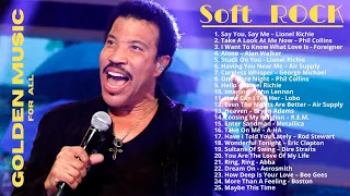 Greatest Soft Rock | LIONEL RICHIE, PHIL COLLINS, ERIC CLAPTON, BEE GEES, DIRE STRAITS, AIR SUPPLY
