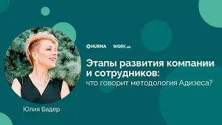 Вебинар «Этапы развития компании и сотрудников: что говорит методология Адизеса?»