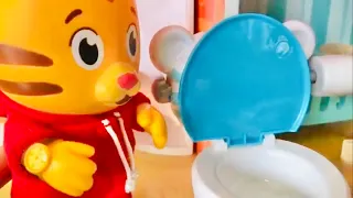 DANIEL TIGER Trolley Ride Washing Hands and Marble Run Toy Compilation