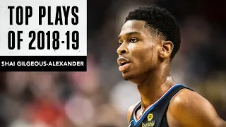 Shai Gilgeous-Alexander's Top Plays of the 2018-19 Season | LA Clippers