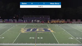 Belen Jesuit  vs West Boca Raton Community High School Varsity Soccer