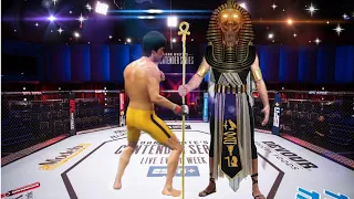 UFC4 | Bruce Lee vs The Pharaoh (EA Sports UFC 4)  wwe