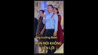 TRƯỞNG ĐOÀN RUN BẦN BẬT, CẢ HÔN TRƯỜNG CƯỜI VỠ BỤNG |Phát biểu hai họ đám cưới| #shorts#mndqtruongtu