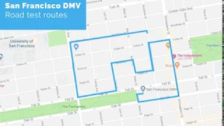 San Francisco DMV Road Test Route - powered by YoGov