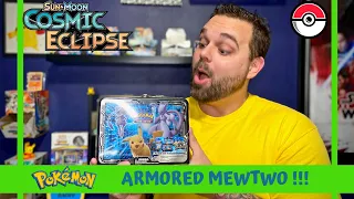 *ARMORED MEWTWO* 2019 Pokemon Fall Collection Tin Opening