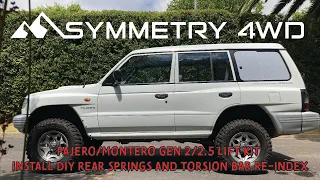 Pajero/Montero NL Gen 2/2.5 - Lift Kit Install - DIY - Torsion Bar Adjust & Re-Index - GQ/Y60 Spring