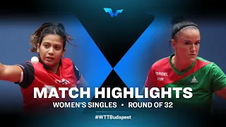Reeth Tennison vs Szandra Pergel | WTT Contender Budapest 2021 (R32)