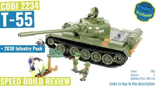 COBI 2234 T-55 + 2038 Infantry Pack - Speed Build Review