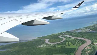 Fiji Airways A350 Takeoff From Nadi Fiji