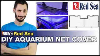Red Sea DIY Net Cover: Our favorite aquarium screen top to keep fish in and tanks looking awesome!