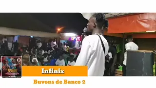 LA PRESTATION DE L'ARTISTE L'INFINIX AU BUVONS DE BANCO 2