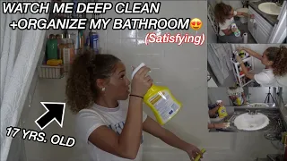 WATCH ME DEEP CLEAN + ORGANIZE MY BATHROOM SIS!!