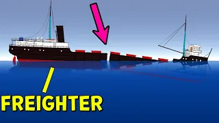 🚢 Freighter is Sinking ◉ Sinking Simulator