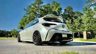 2021 E210 Corolla Hatch 2J Racing Greddy Single Exit Exhaust