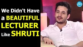 We Didn't Have a Beautiful Lecturer Like Sruthi - Akhil Funny Interviews | Premam