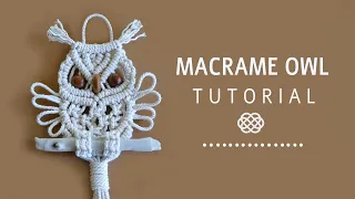 DIY: Macramé Owl NEW Pattern Tutorial by Macrame School