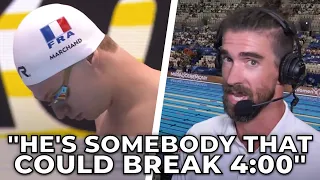 Michael Phelps Thinks Leon Marchand Can Break 4:00 In The 400 IM