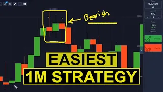 Easiest 1M Binary Options Strategy | The 3-Candle Entry-Exit Pattern 2024