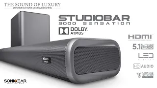 SONICGEAR | REFERENCE SERIES | VIDEO | STUDIOBAR 9000 SENSATION DOLBY ATMOS