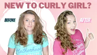 CURLY GIRL METHOD FOR BEGINNERS -- WAVY HAIR