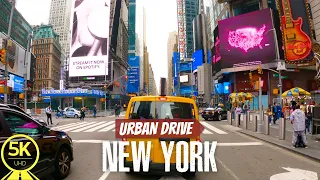 5K City Drive along the Streets of New York - Explore the Cities of the World during Training Time