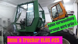 TreckerVLOG#25 Fendt Xylon Kabine wird grundiert und lackiert