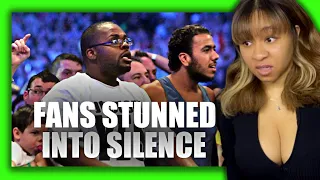 wwe reaction | 10 SHOCKING Wrestling Moments That Made The Fans Go Silent