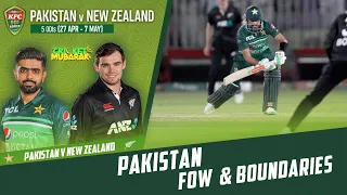 Let's Recap Pakistan's Fall of Wickets And Boundaries | 1st ODI 2023 | PCB | M2B2T