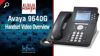 Avaya 9640G Handset Video Overview [Infiniti Telecommunications]