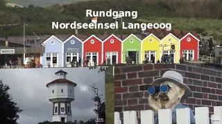 Ein Rundgang auf der Nordseeinsel Langeoog Stadt, Strand, Ostfriesische Inseln Trip Tour, Fähre