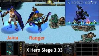 X Hero Siege 3.33, Jaina & Ranger Extreme, Level 4 Impossible ,8 ways Dual Hero