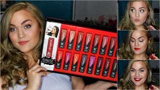 BEST LIQUID LIPSTICK EVER! + 19 Lip Swatches | Smashbox Always On